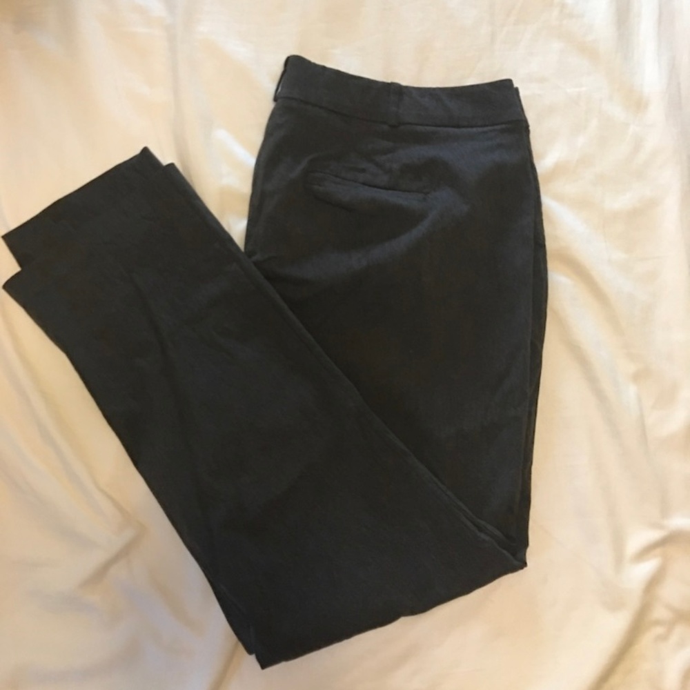 Lane Bryant 24L Allie Gray Straight leg dress pant